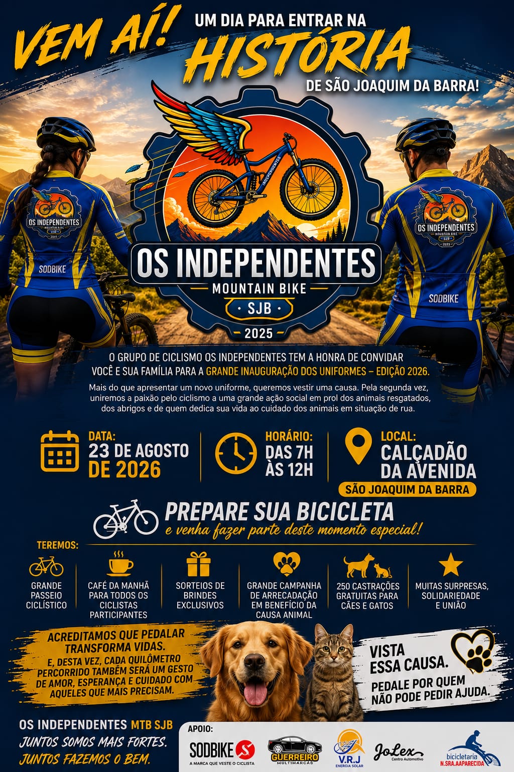 Grande Inauguração dos Uniformes Edição 2026 - 23/08/2026
